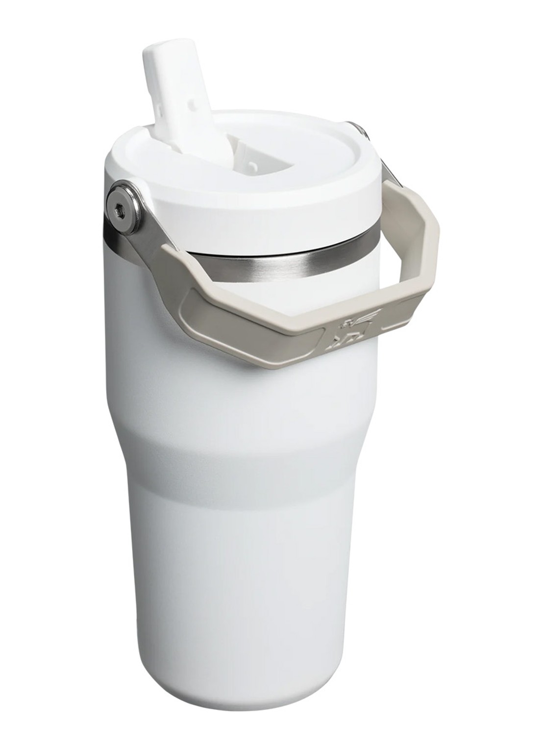 Stanley The Ice Flow Fast Flow waterfles 0,6 liter - voorkant 3 cream gloss / gebroken wit
