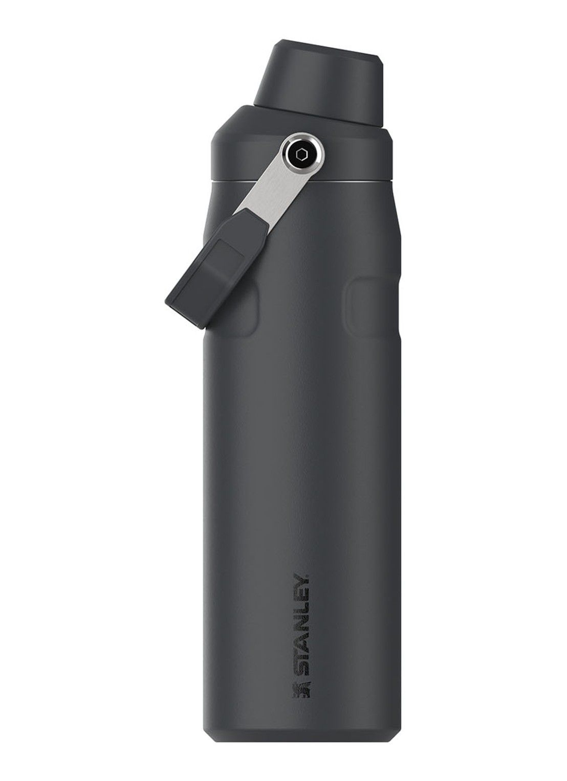 Stanley The Ice Flow Fast Flow waterfles 70 cl  - voorkant zwart