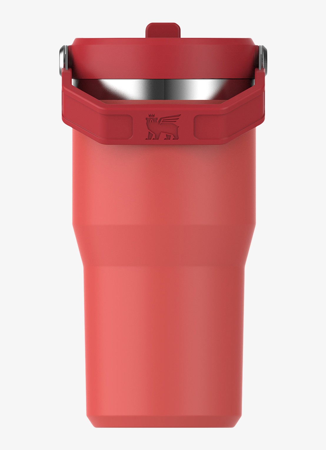 Stanley The IceFlow™ Flip Straw waterfles 60 cl  - achterkant 3 hot coral / koraalrood