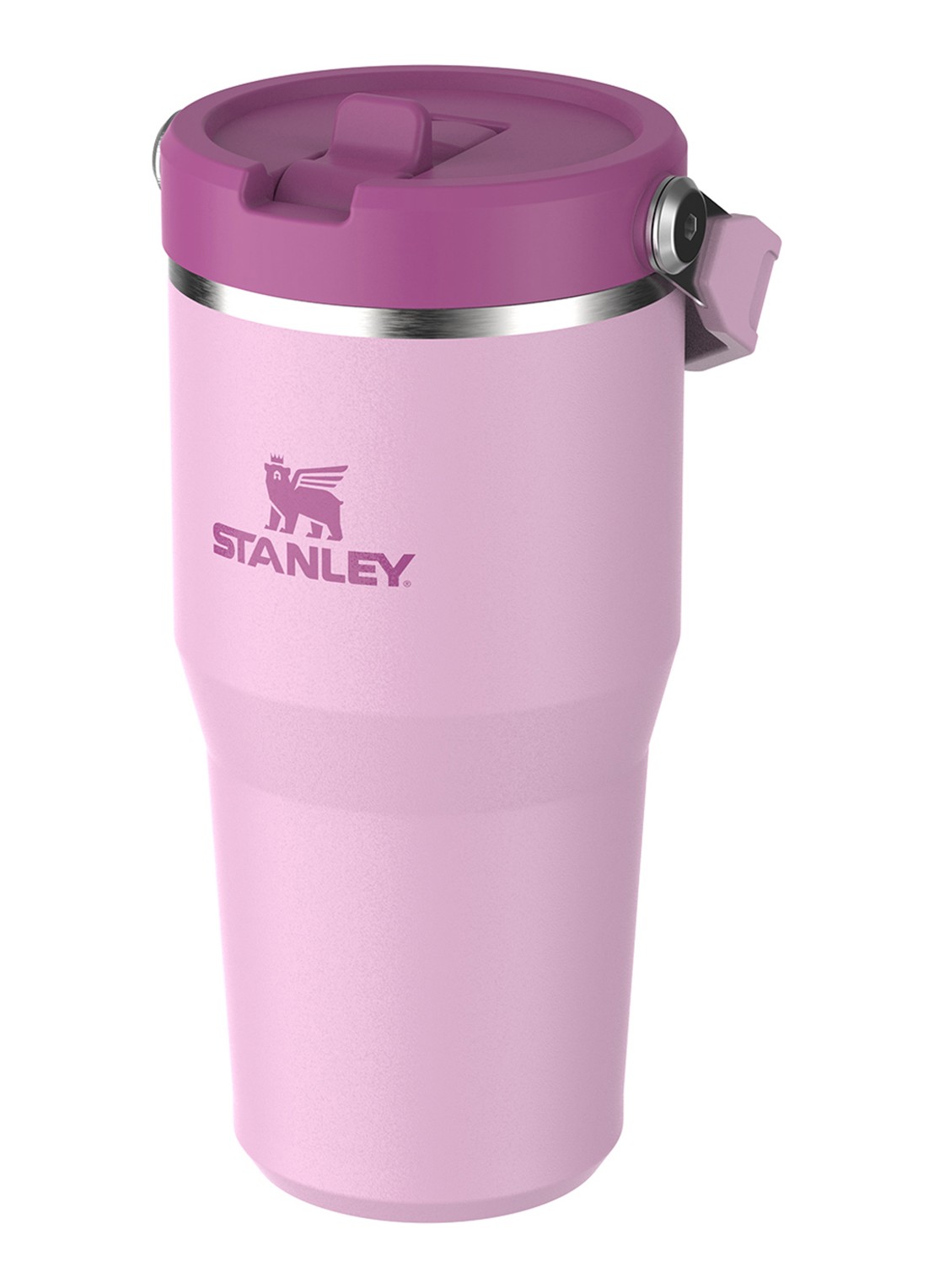 Stanley The IceFlow™ Flip Straw waterfles 60 cl  - voorkant 3 cherry blossom / roze