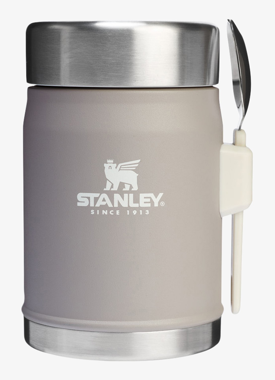 Stanley The Legendary Food Jar + Spork lunchbox 40 cl - voorkant 2 ash 2.0 / grijs