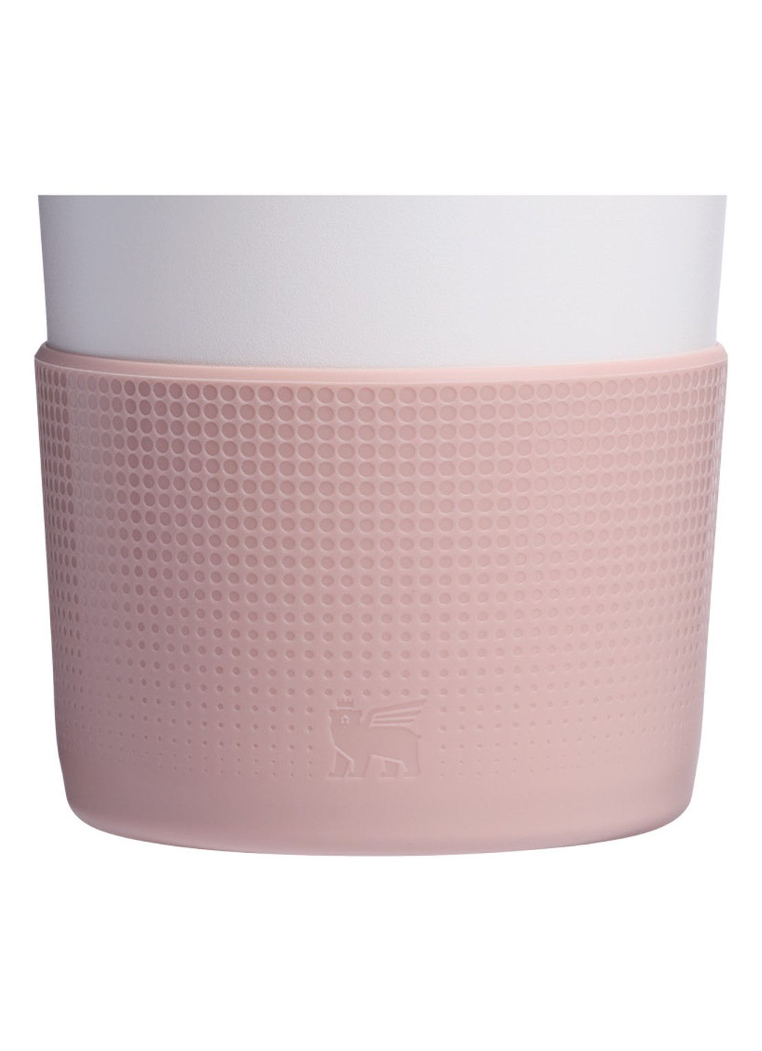 Stanley The Quencher® bekerhoes en rietjes dop 3-delig - voorkant 2 zalmroze