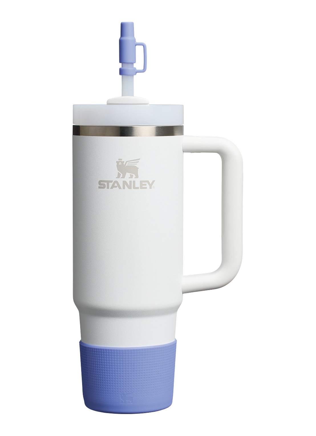 Stanley The Quencher® bekerhoes en rietjes dop 3-delig - voorkant violet