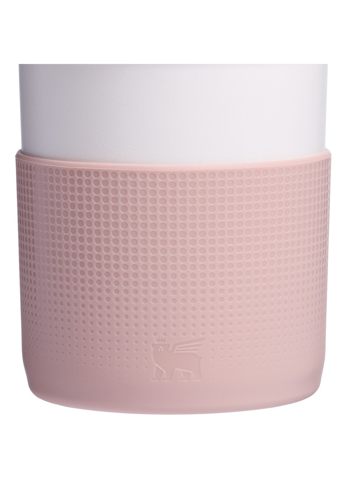 Stanley The Quencher® bekerhoes en rietjes dop 3-delig - voorkant 3 zalmroze