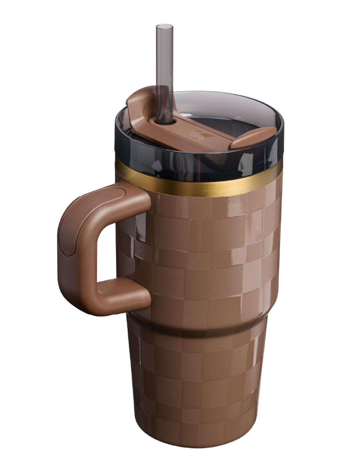 Stanley The Quencher® H2.O FlowState™ thermosfles 0,6 liter - achterkant kastanjebruin