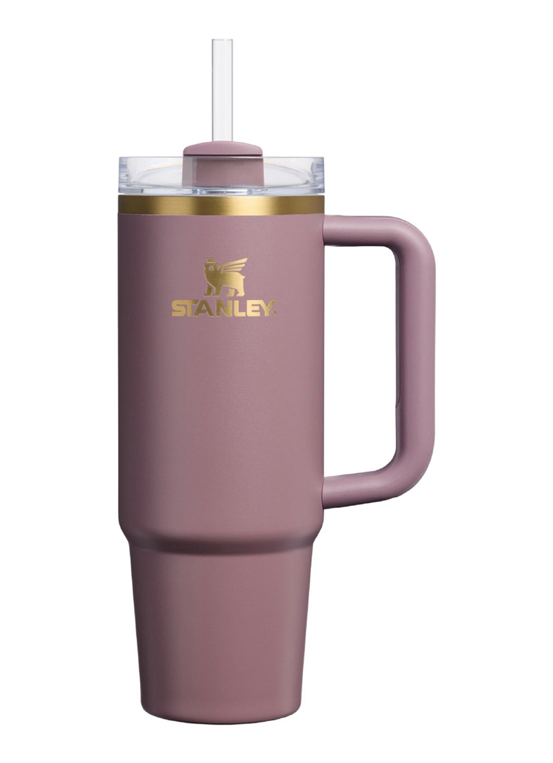 Stanley The Quencher® H2.O FlowState™ thermosfles 0,89 liter - voorkant taupe