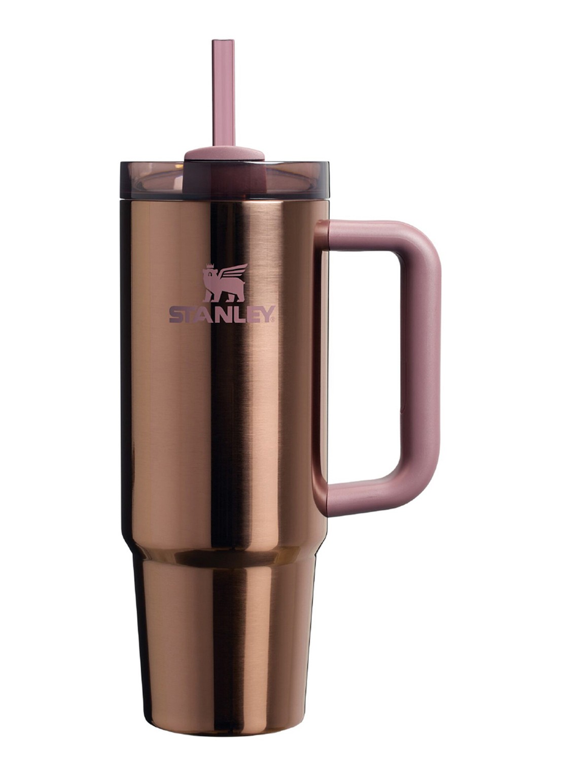 Stanley The Quencher® H2.O FlowState™ thermosfles 0,89 liter - voorkant 2 zalmroze