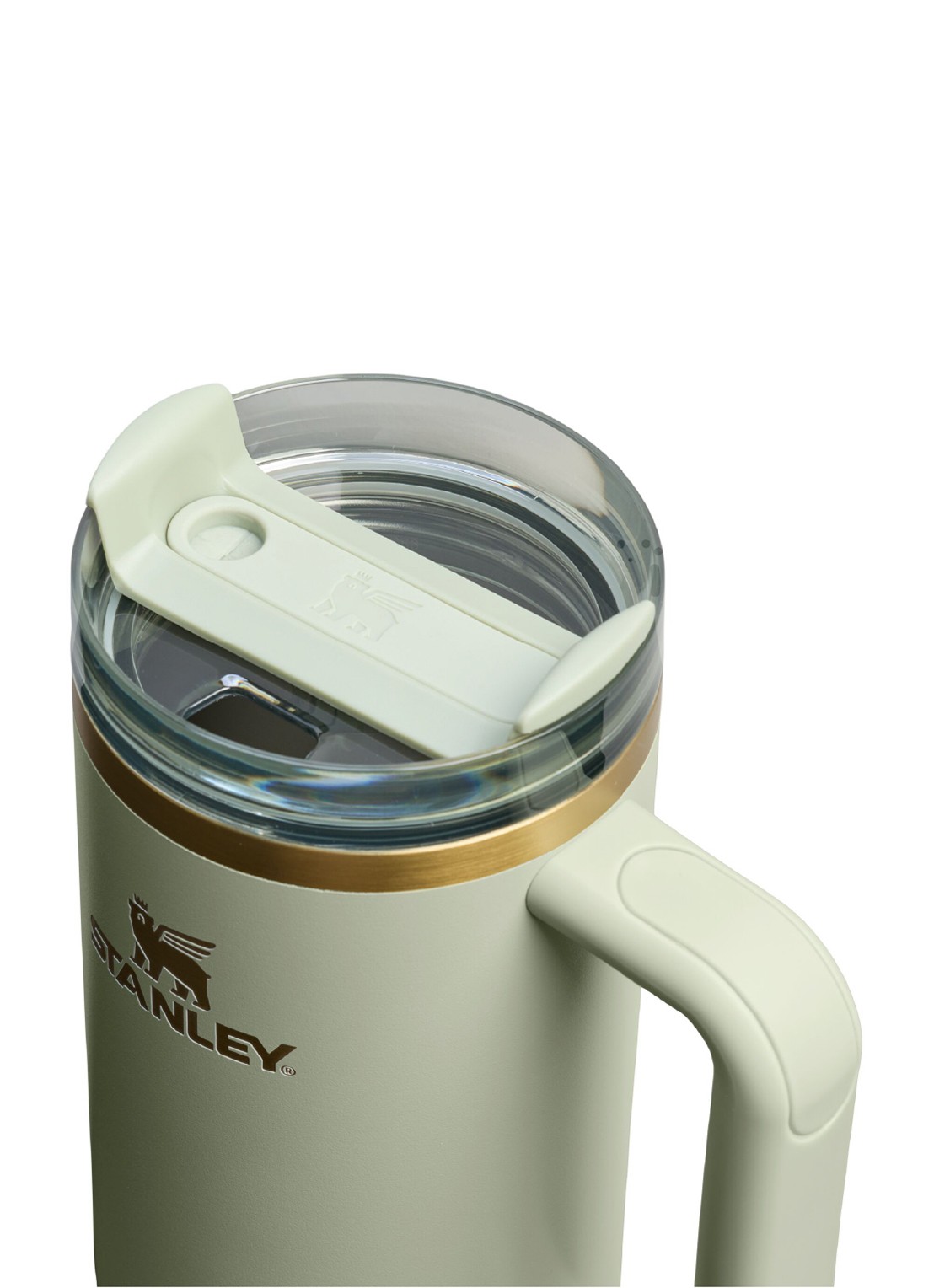 Stanley The Quencher® H2.O FlowState™ thermosfles 0,89 liter - detail lindegroen