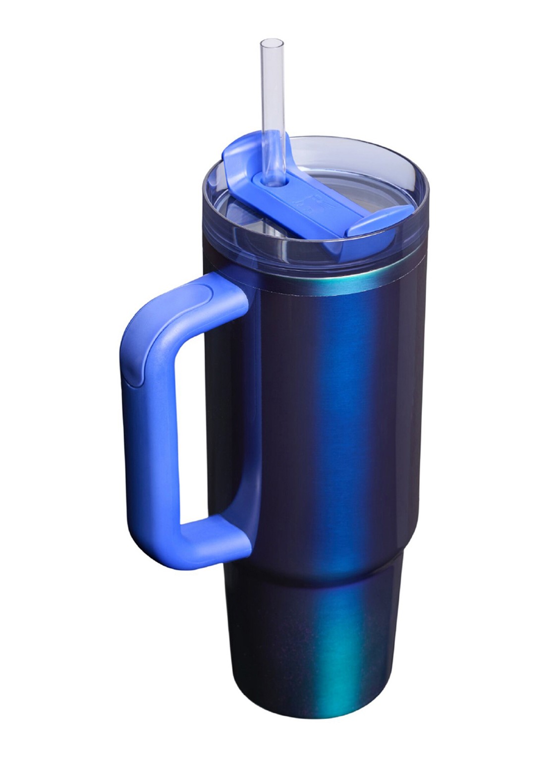 Stanley The Quencher® H2.O FlowState™ thermosfles 0,89 liter - achterkant donkerblauw