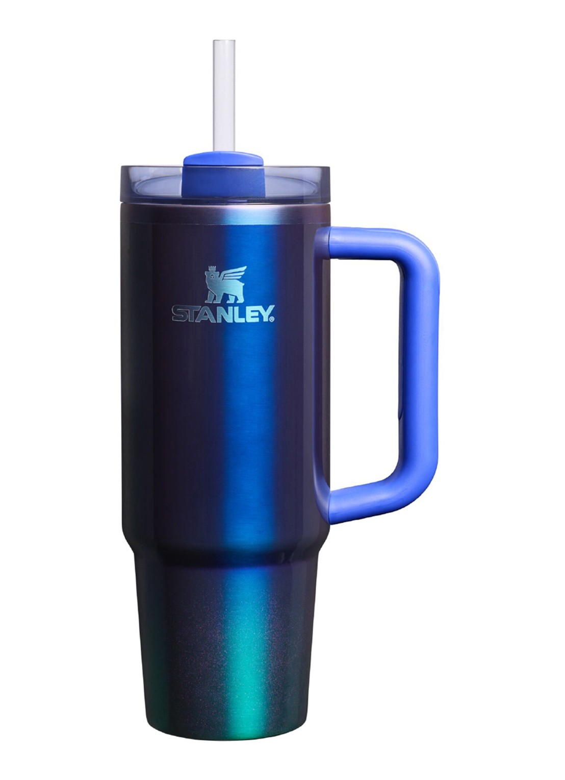 Stanley The Quencher® H2.O FlowState™ thermosfles 0,89 liter - voorkant 2 donkerblauw