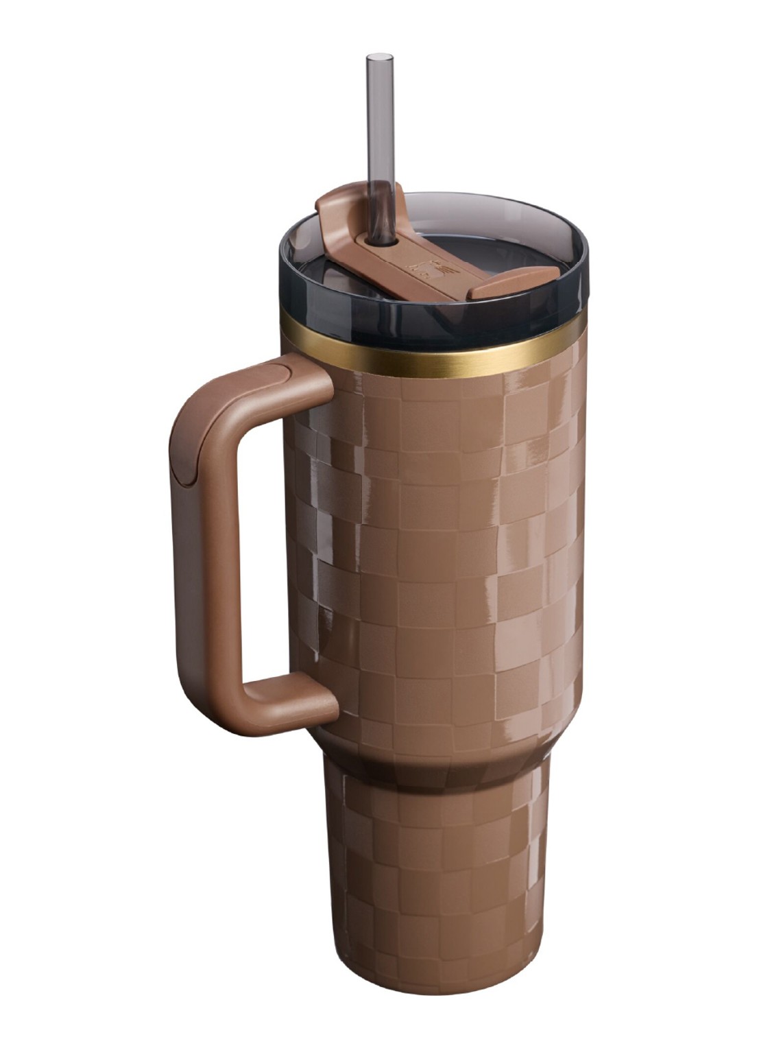 Stanley The Quencher® H2.O FlowState™ thermosfles 60 cl  - achterkant kastanjebruin