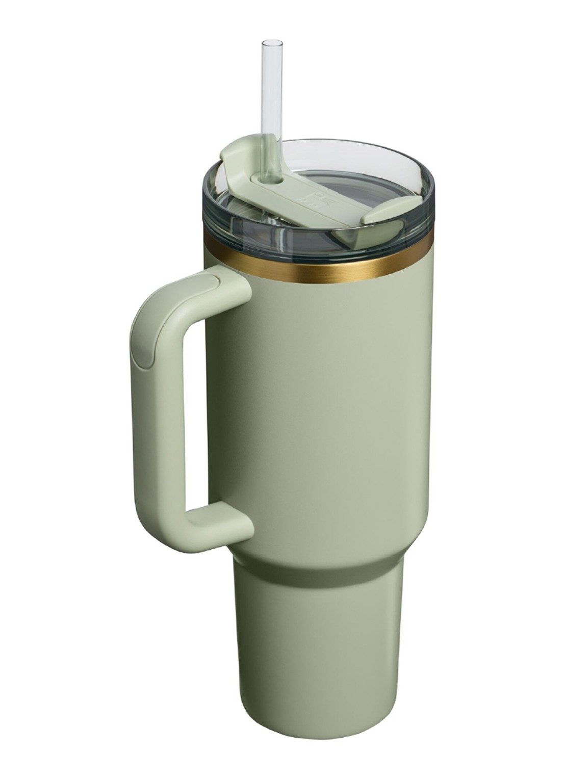 Stanley The Quencher® H2.O FlowState™ thermosfles 60 cl  - achterkant 3 lindegroen