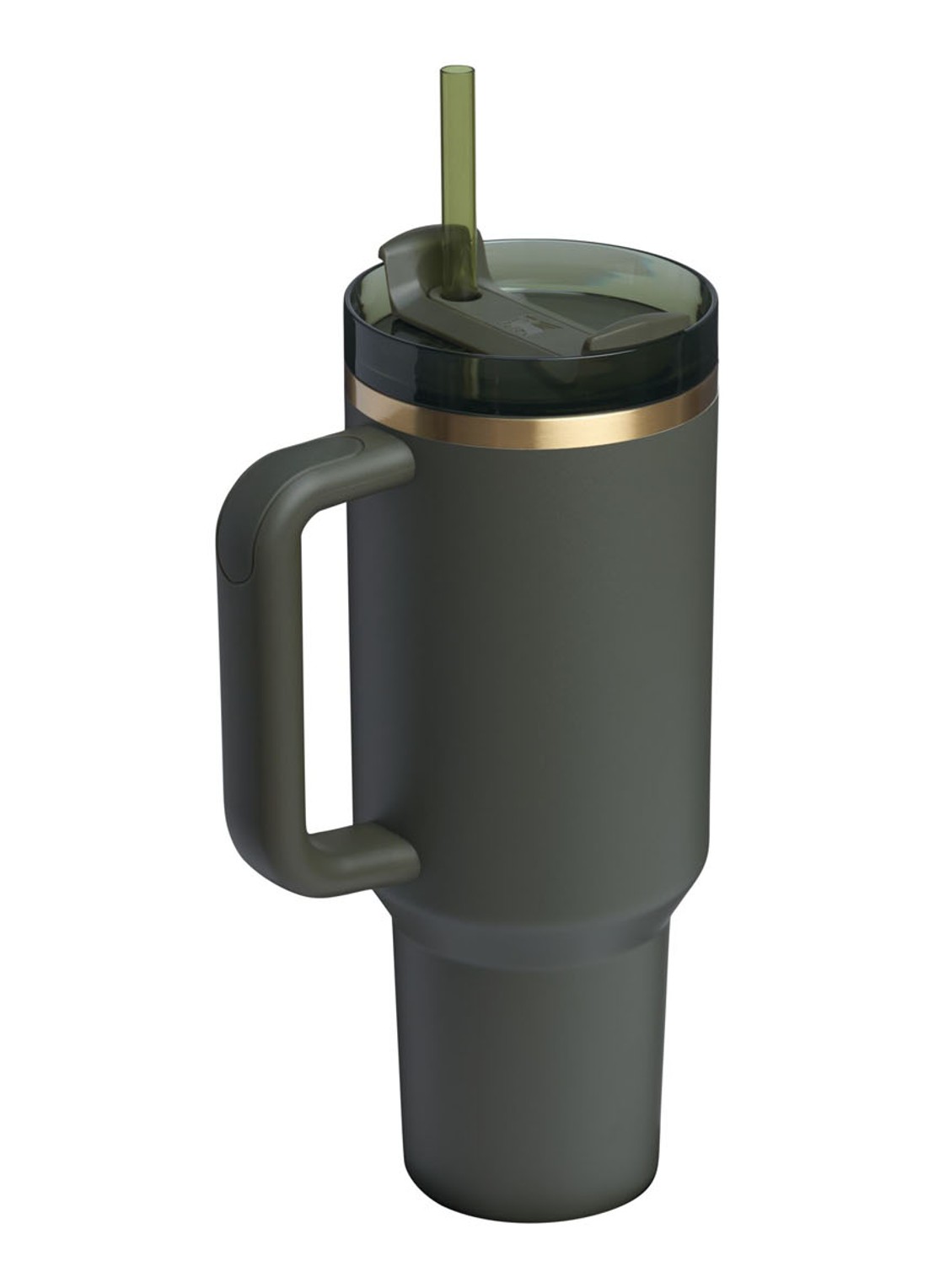 Stanley The Quencher H2.O FlowState™ Tumbler thermofles 1,18 liter - voorkant 2 olijfgroen