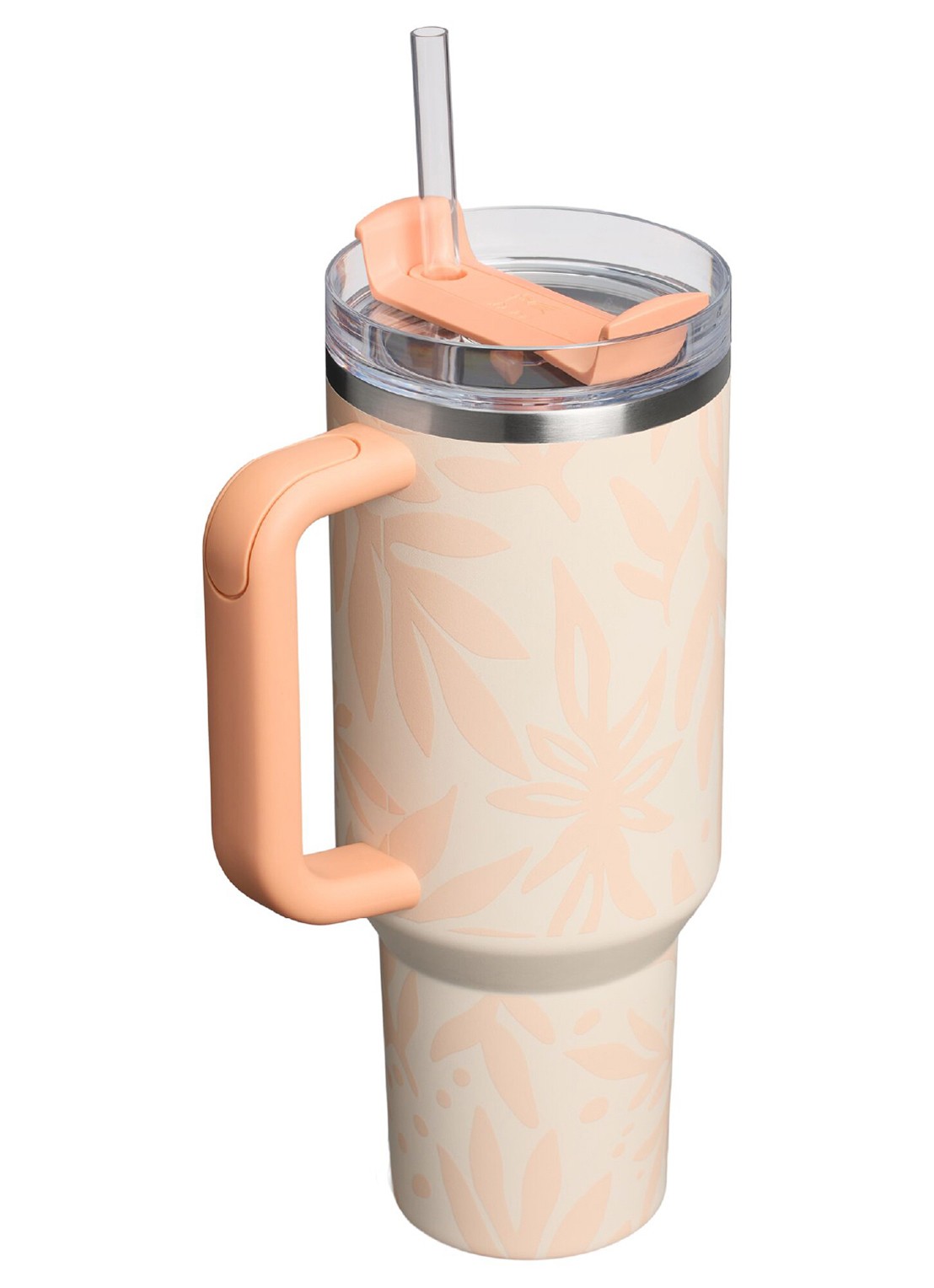Stanley The Quencher H2.O FlowState™ Tumbler thermofles 1,18 liter - voorkant 2 grijsmele