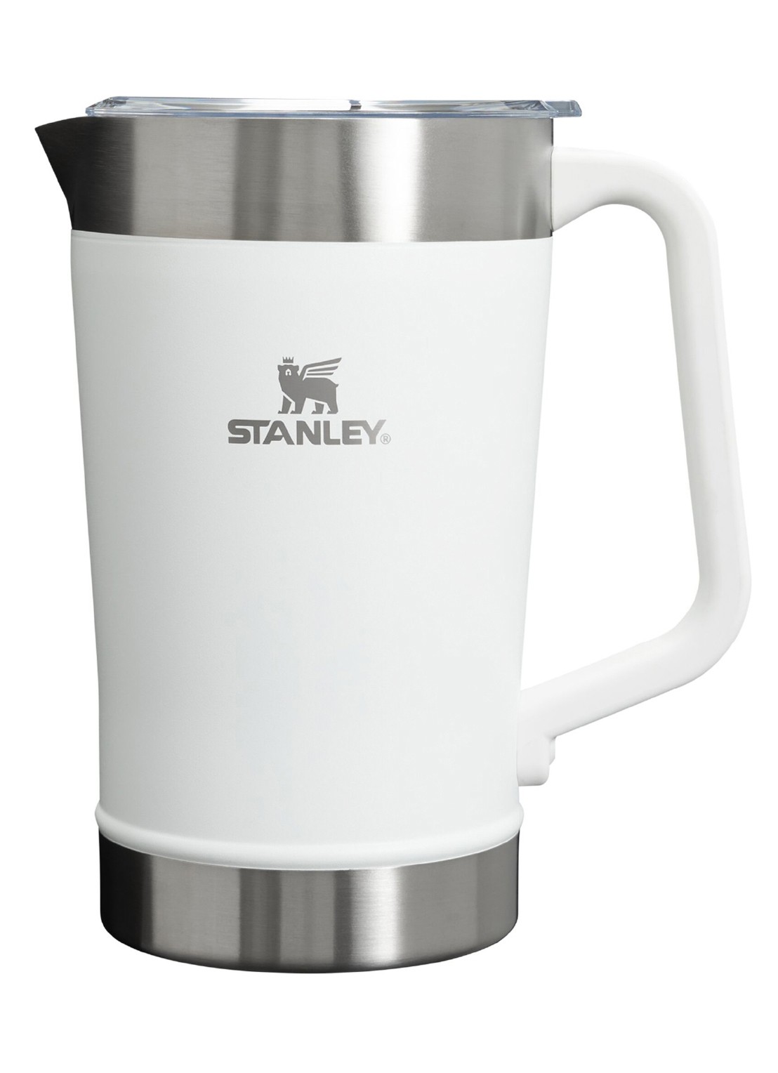 Stanley The Stay Chill Pitcher kan 1,9 liter - voorkant wit