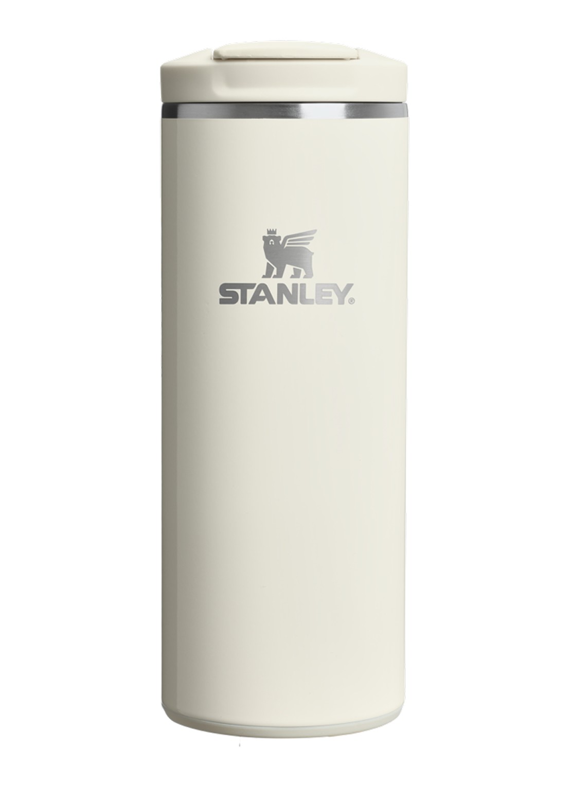 Stanley The Transit Fliptop thermosbeker 0,6 liter - voorkant wit