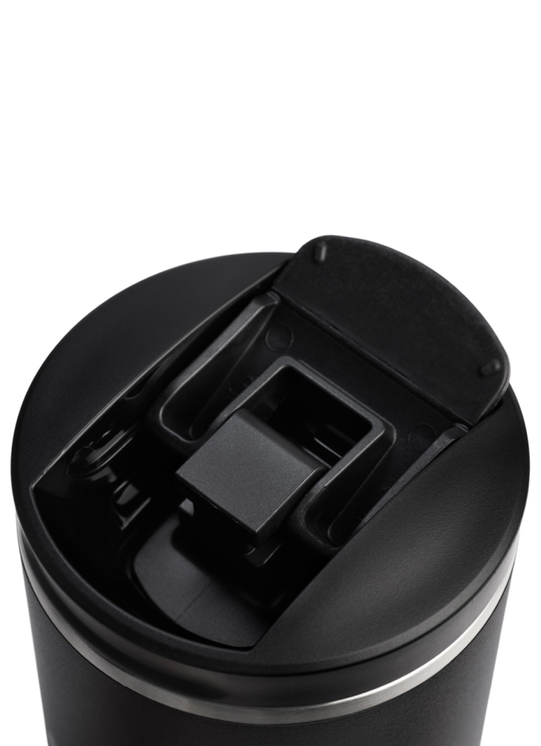Stanley The Transit Fliptop thermosbeker 0,6 liter - detail 2 zwart