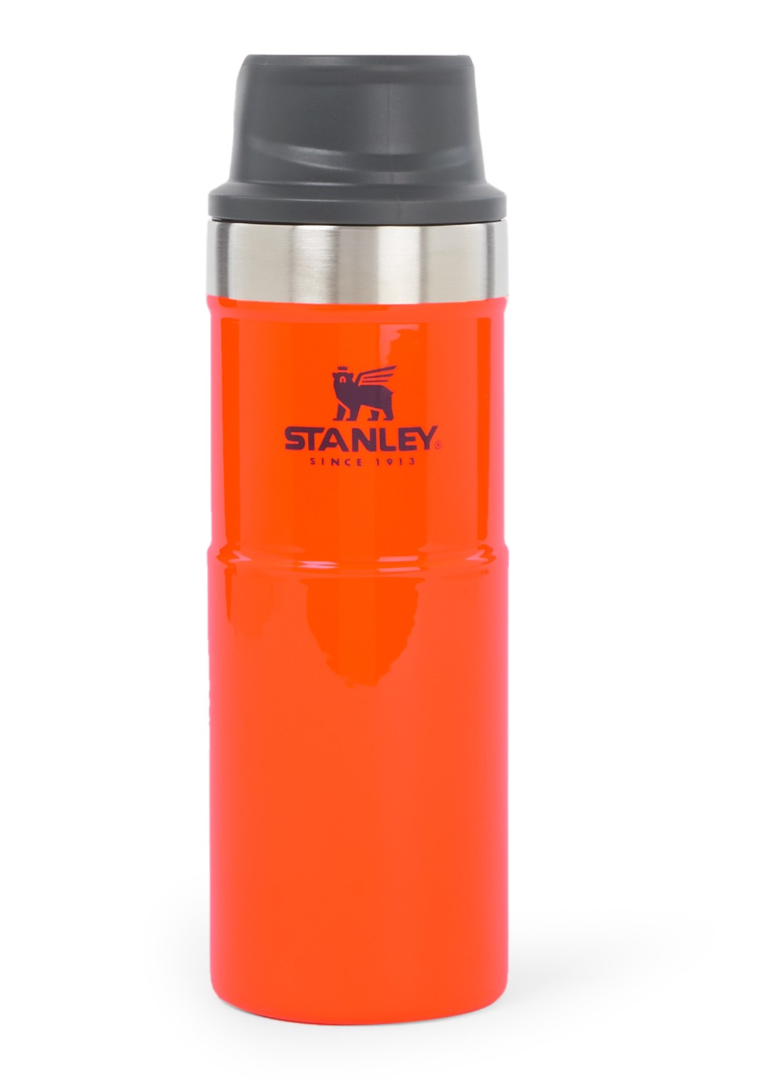Stanley The Trigger-Action Travel Mug thermosfles 47 cl - voorkant oranjerood