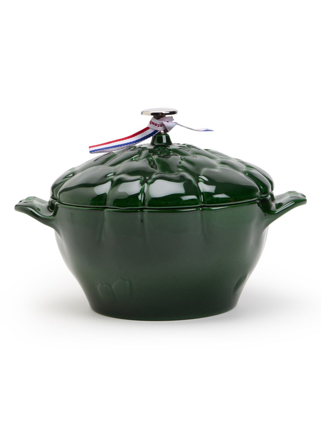 Staub Artisjok cocotte 22 cm  - voorkant groen