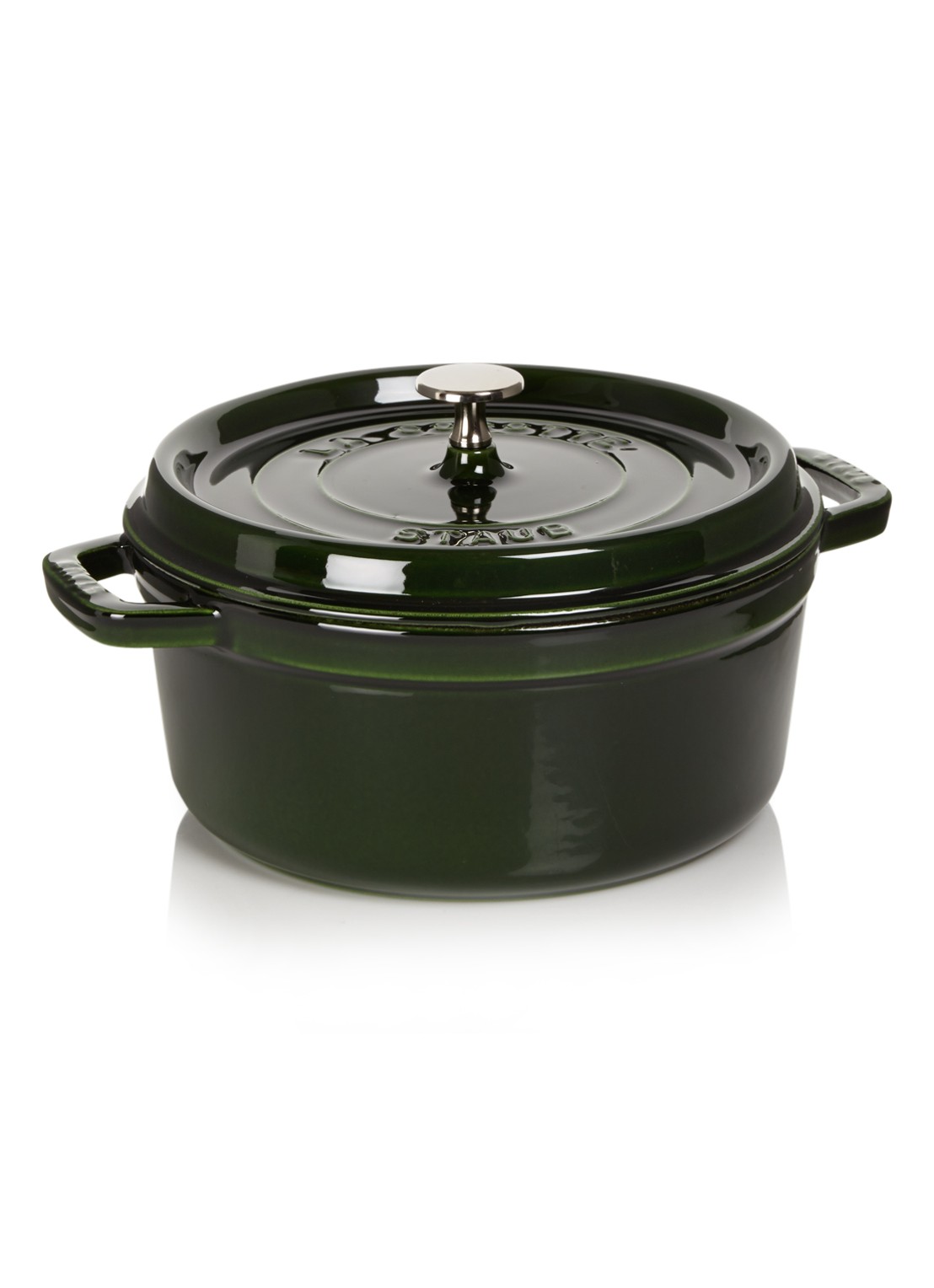 Staub Braadpan Ø24 cm - voorkant groen
