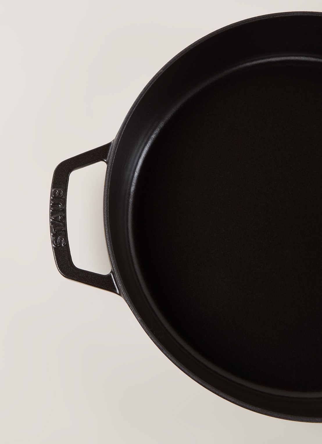 Staub Braadpan Ø26 cm - detail 3 zwart