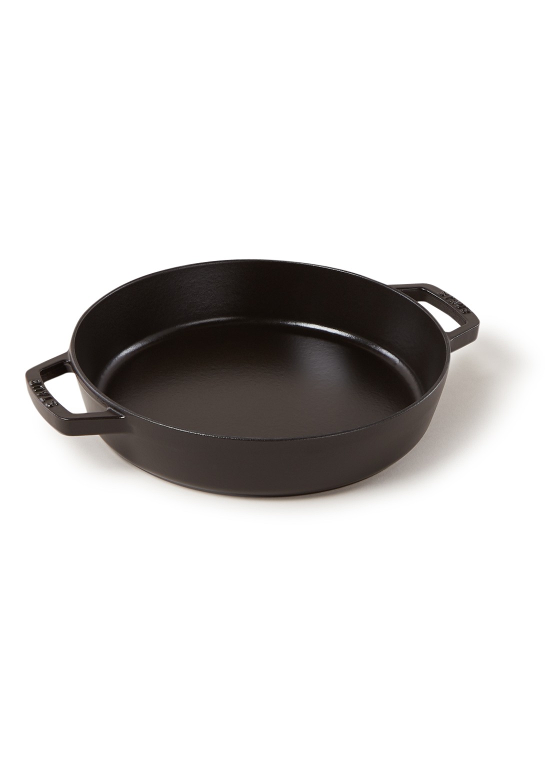 Staub Braadpan Ø26 cm - voorkant zwart