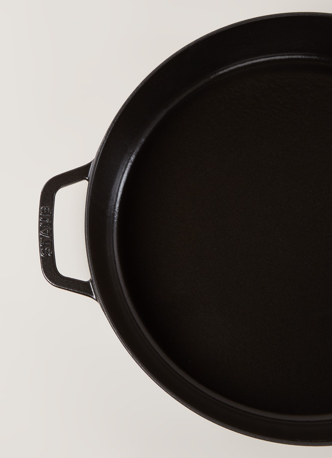 Staub Braadpan 34 cm - detail 3 zwart