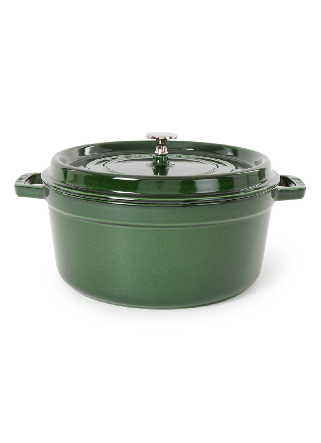 Staub Cocotte braadpan 26 cm  - voorkant 2 groen
