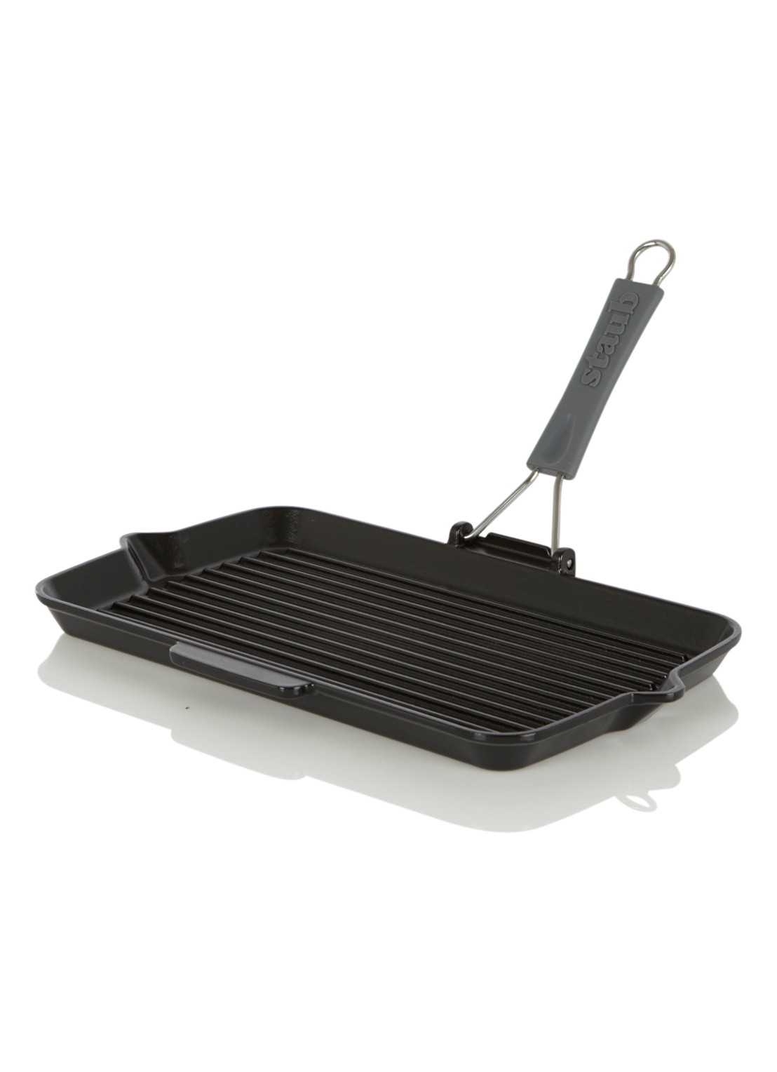 Staub Grillpan Ø34 cm - voorkant zwart