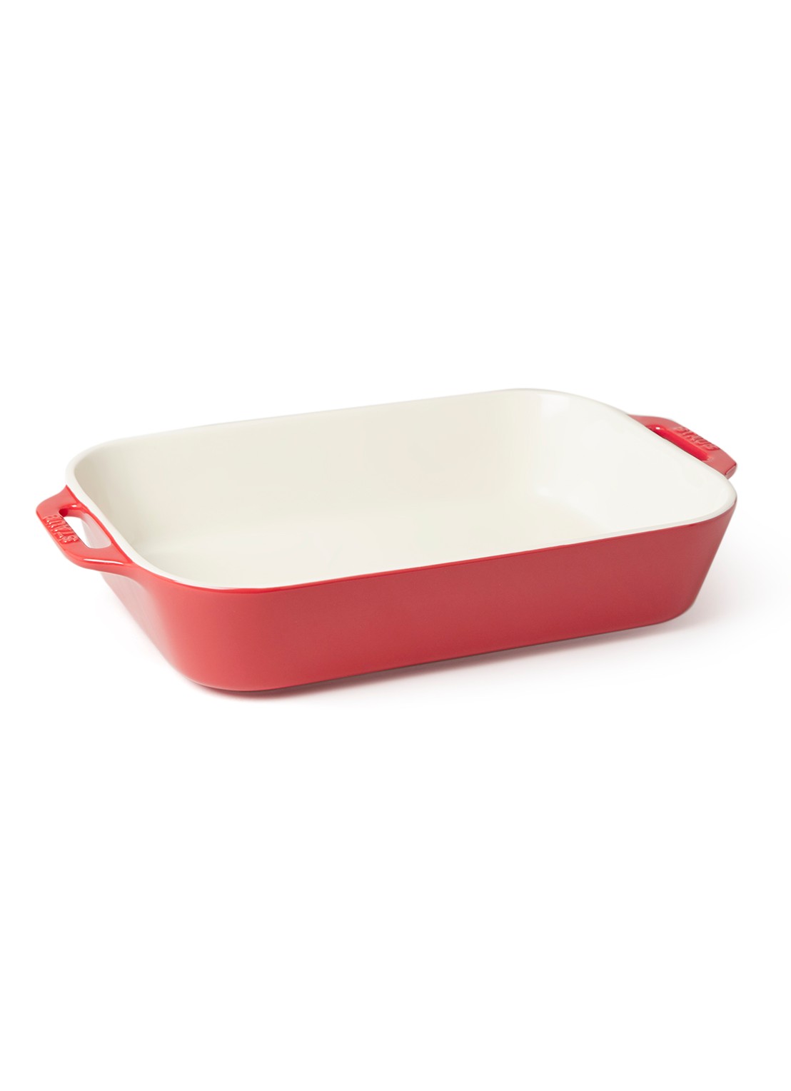 Staub Ovenschaal 40 cm - voorkant 2 steenrood
