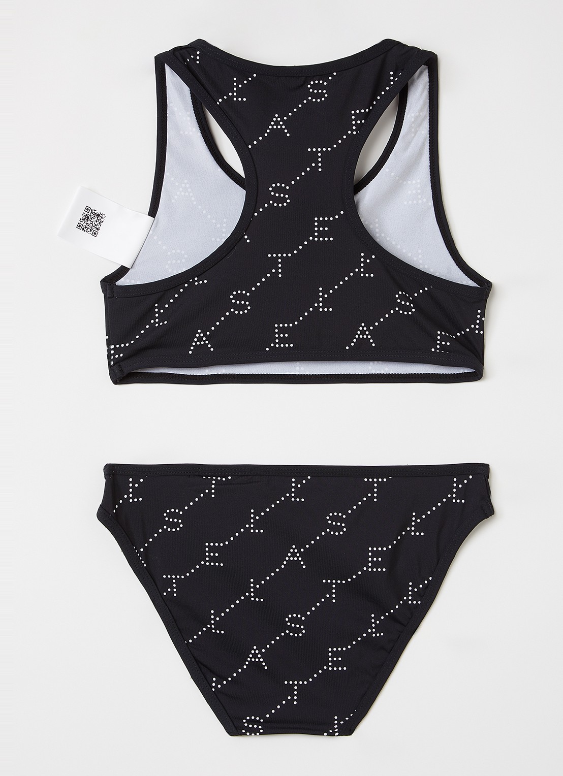 Stella McCartney Bikiniset met logoprint - voorkant 2 zwart