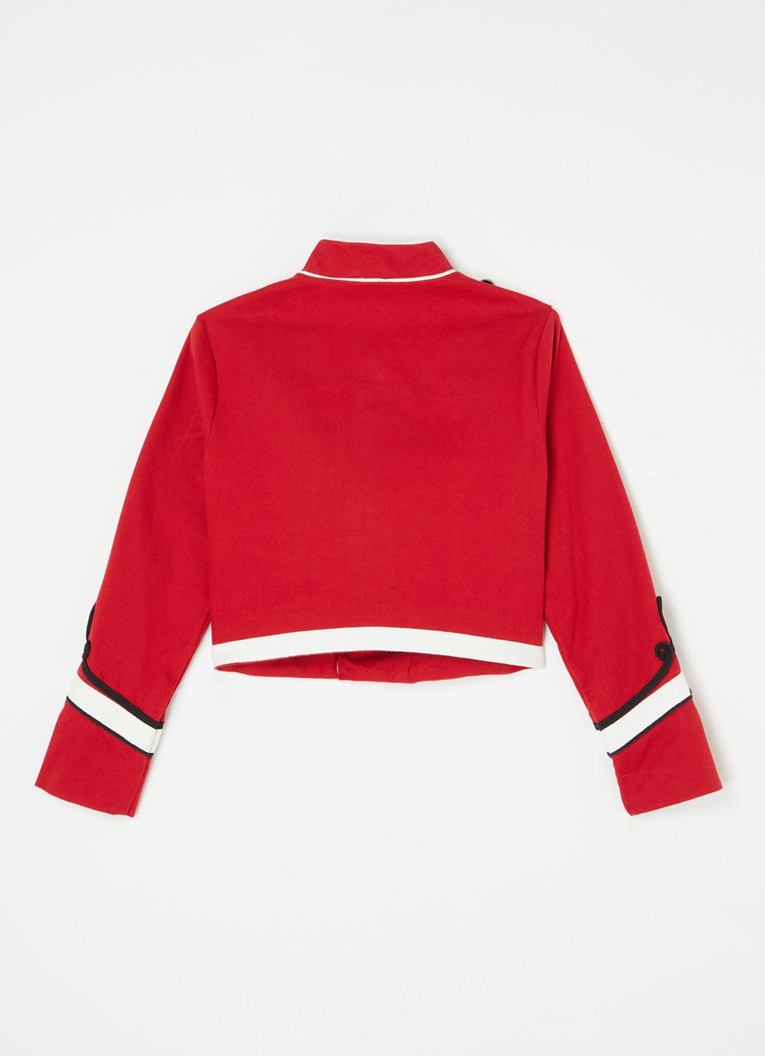 Stella McCartney Blazer met knoopsluiting en borduring - achterkant rood