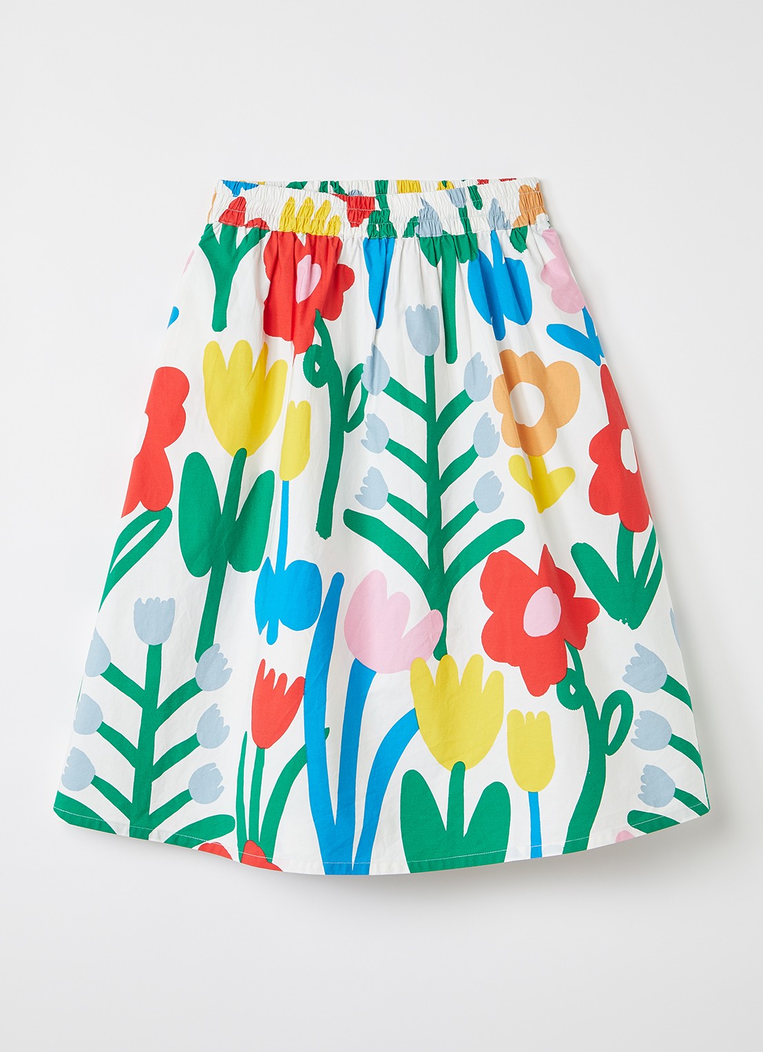 Stella McCartney Rok met bloemenprint - voorkant groen