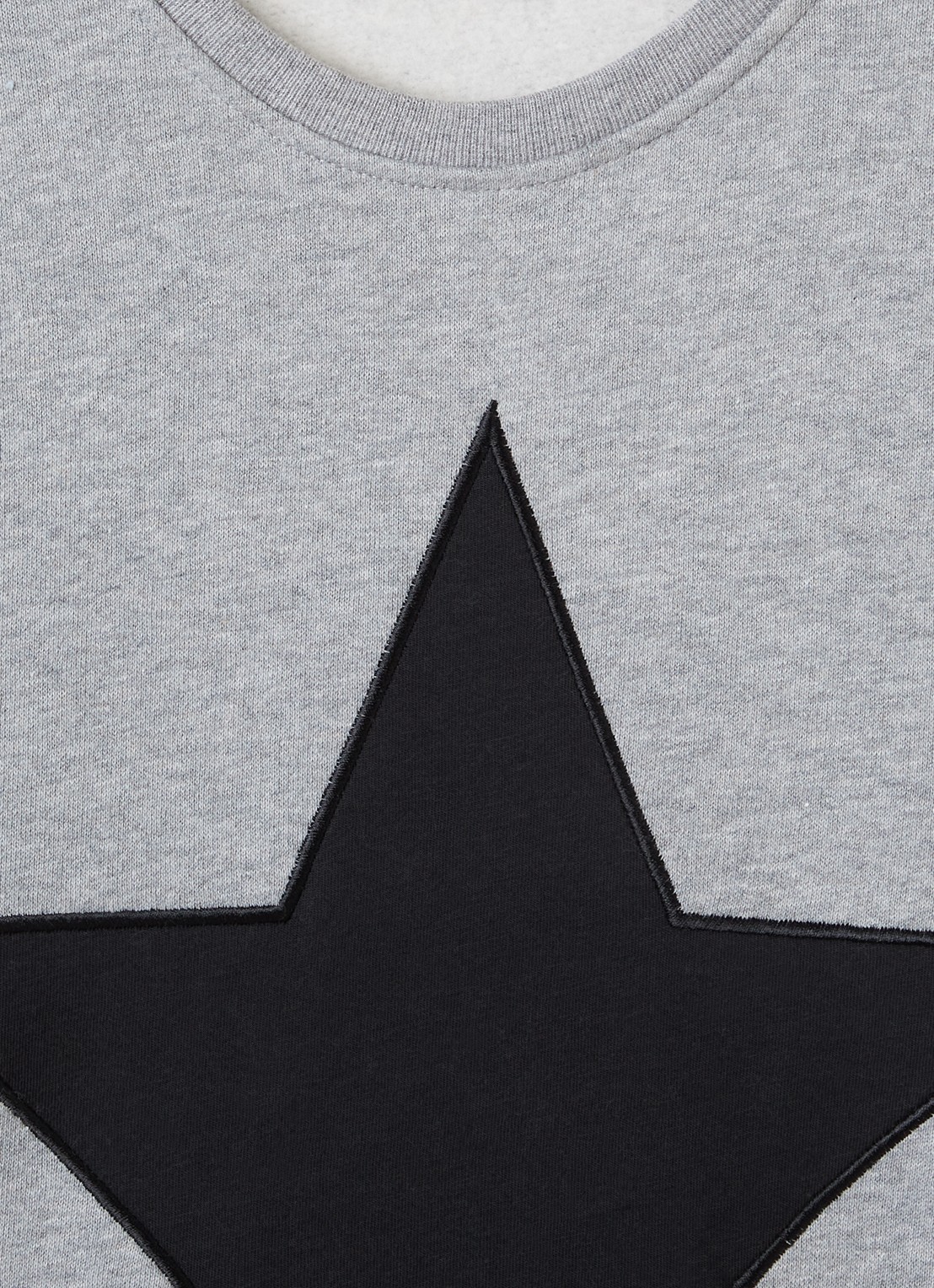 Stella McCartney Sweater met borduring en franjes - detail grijsmele