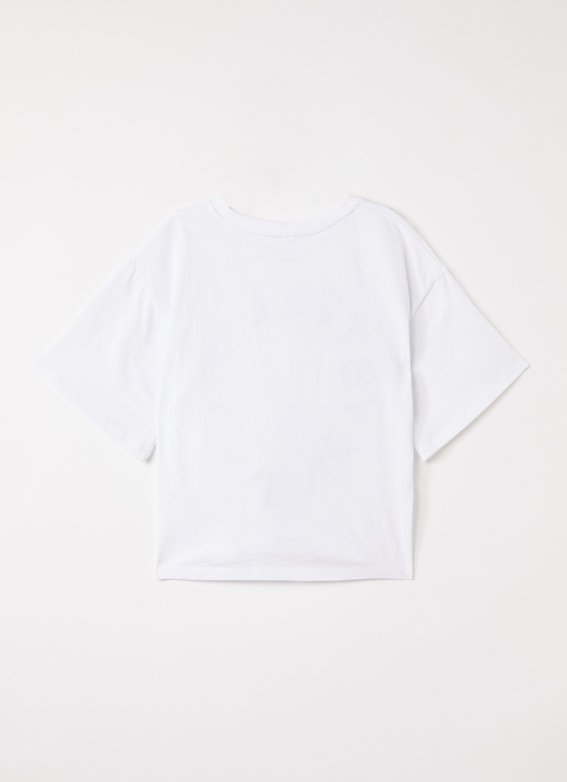 Stella McCartney T-shirt met logoborduring - voorkant 2 wit