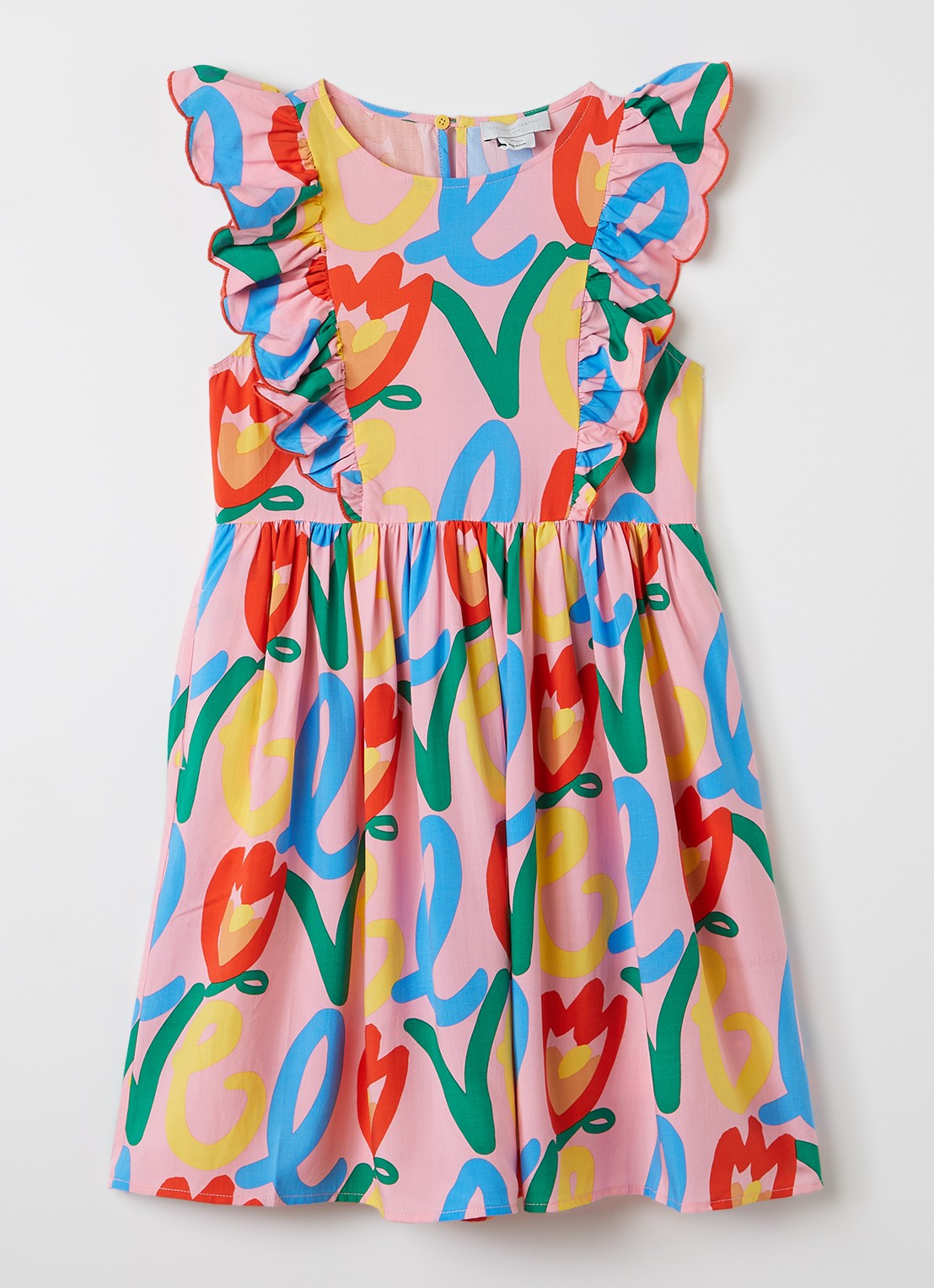Stella McCartney Tuniekjurk met bloemenprint - voorkant 2 roze
