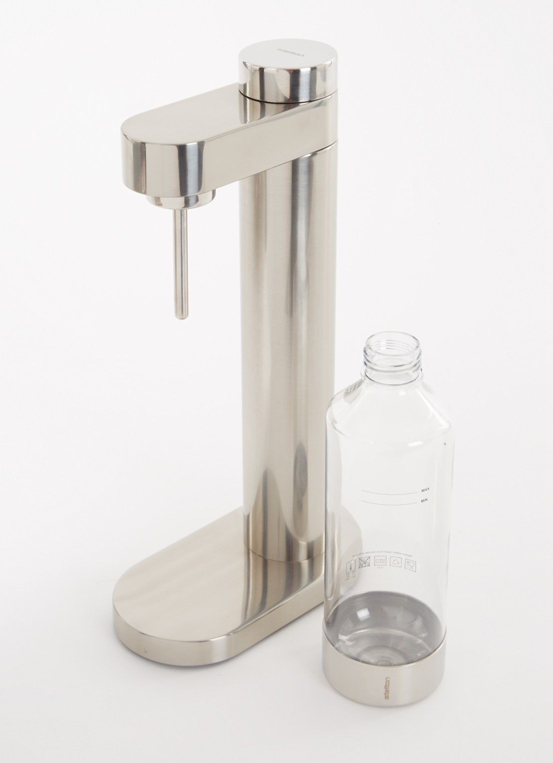 Stelton Brus bruiswatertoestel - voorkant 2 zilver