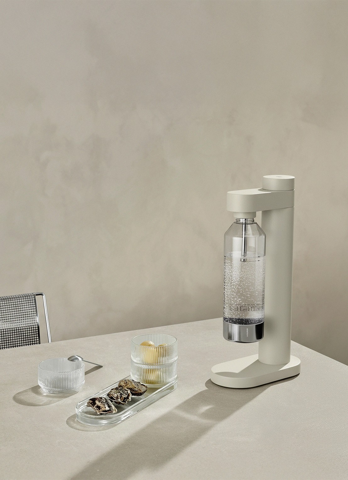 Stelton Brus bruiswatertoestel - achterkant 5 zand