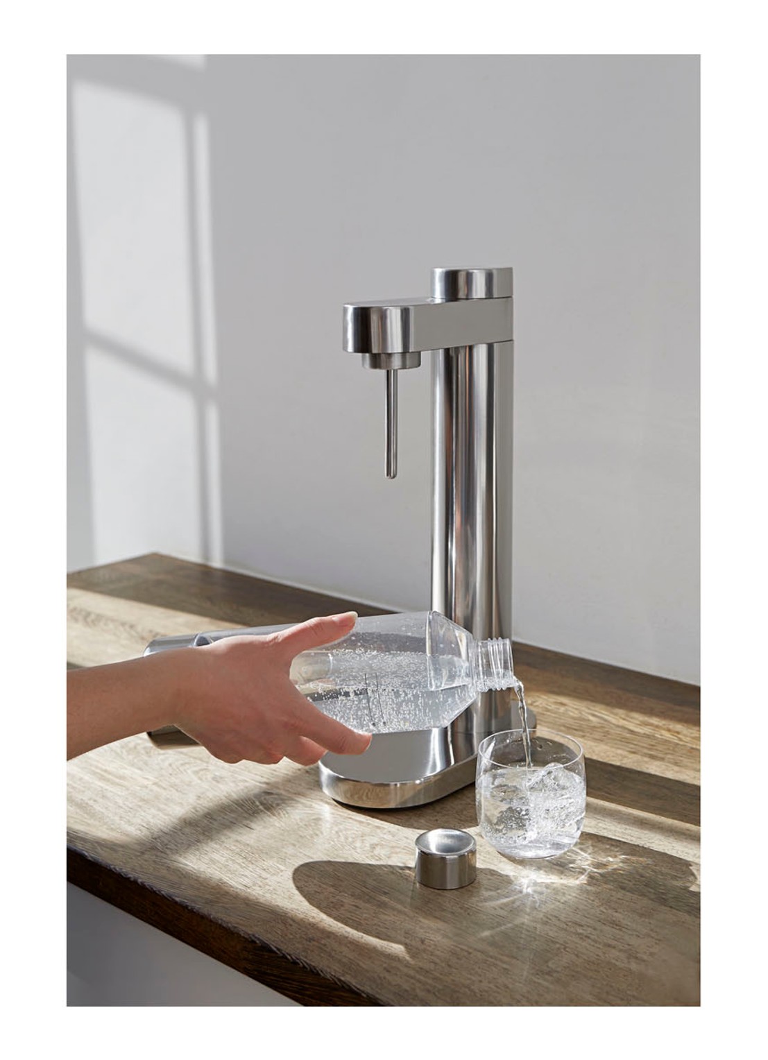 Stelton Brus waterfles 1,1 liter - detail 3 transparant