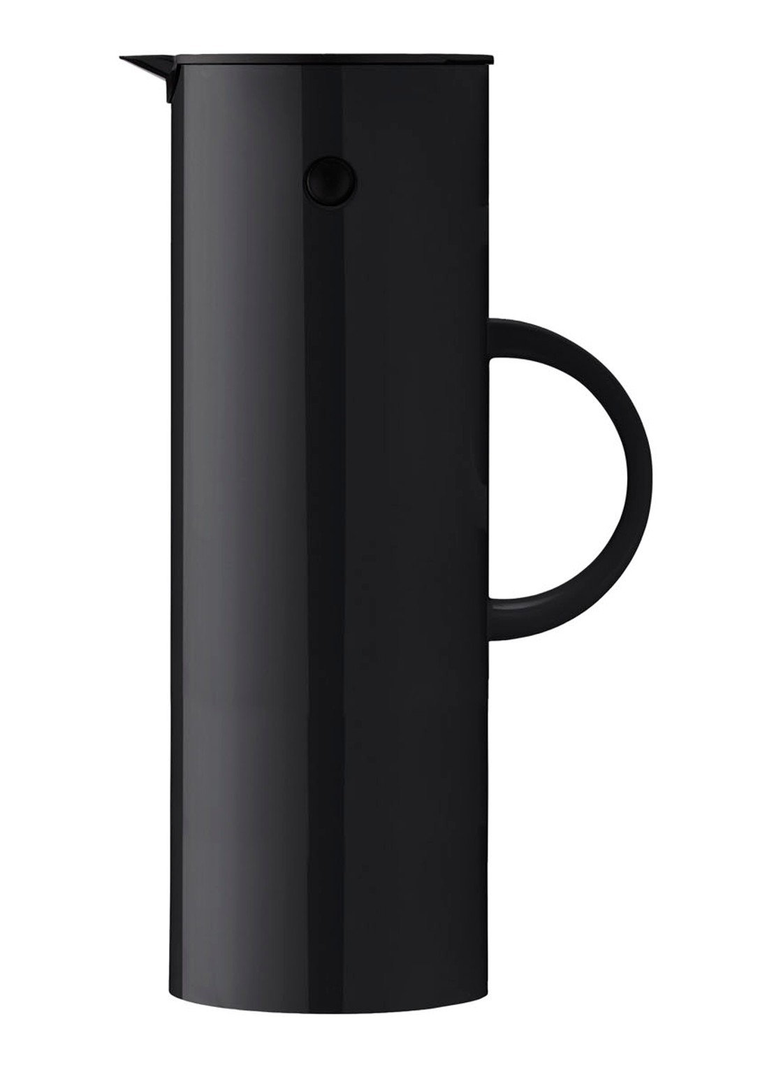 Stelton Em77 thermoskan 1 liter - voorkant zwart