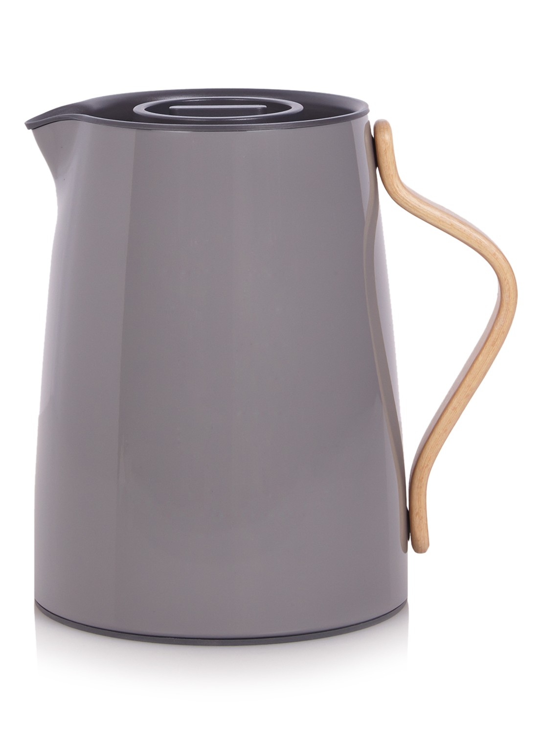 Stelton Emma Tea thermoskan met theefilter 1 liter - voorkant grijs