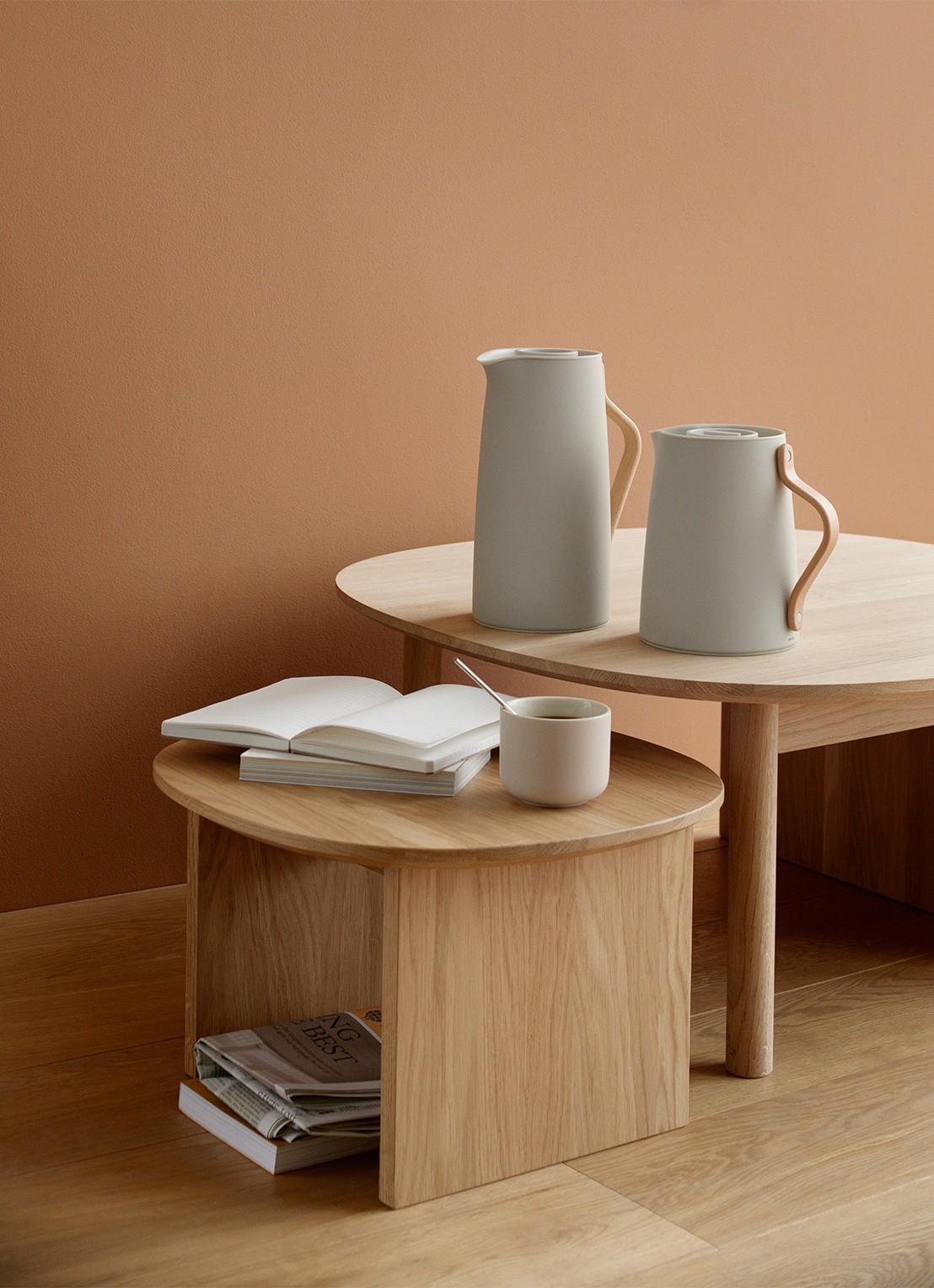 Stelton Emma theepot 1 liter - voorkant 5 zand