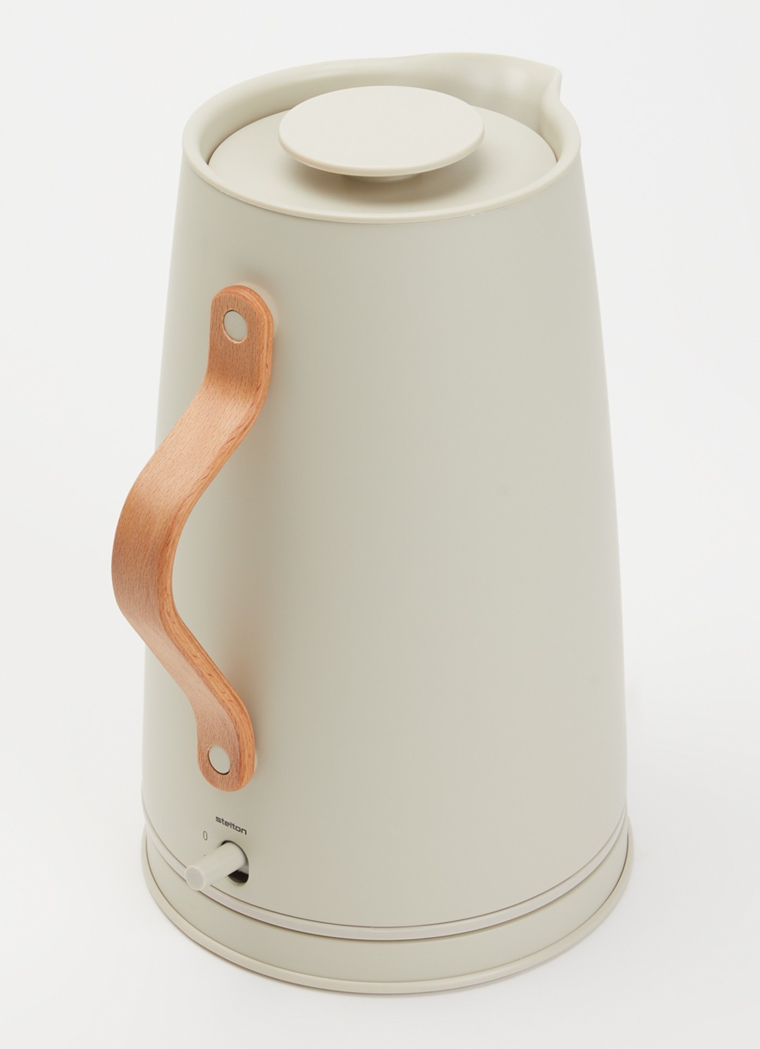 Stelton Emma waterkoker 1,2 liter  - voorkant 2 beige