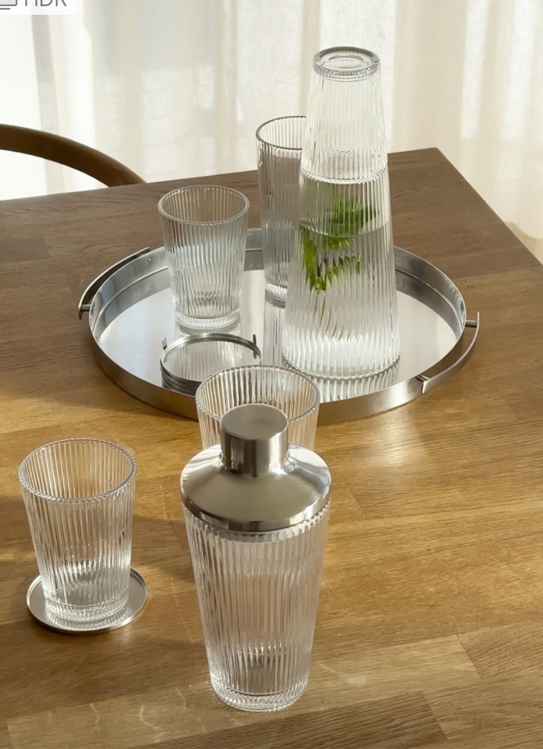Stelton Pilastro cocktailshaker 40 cl - detail 4 transparant