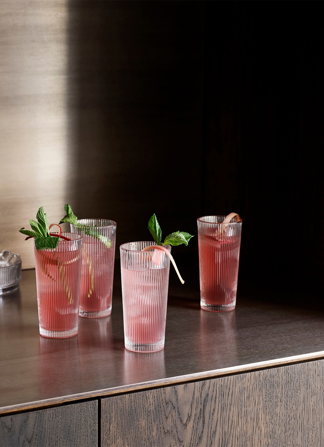 Stelton Pilastro drinkglas 30 cl set van 4 - voorkant 5 transparant