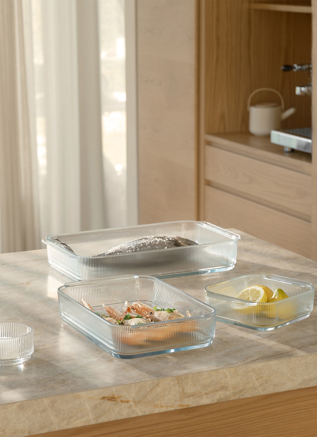 Stelton Pilastro ovenschaal 19,7 cm - voorkant 3 transparant
