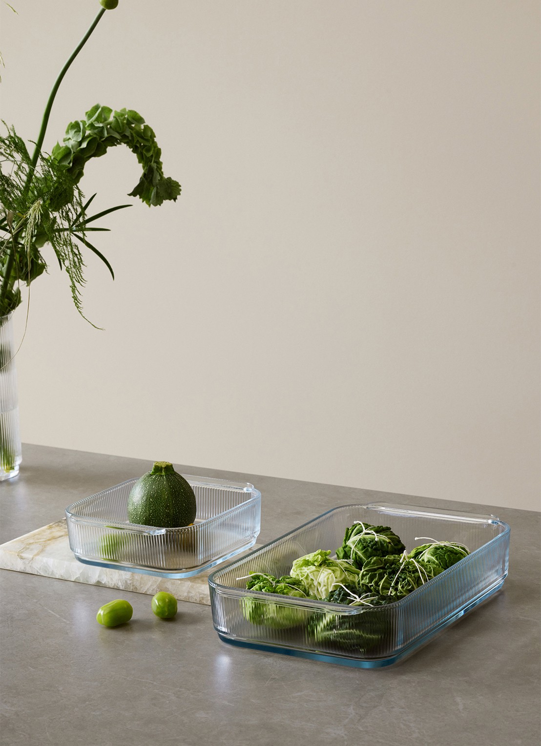 Stelton Pilastro ovenschaal 33,1 cm - detail 4 transparant