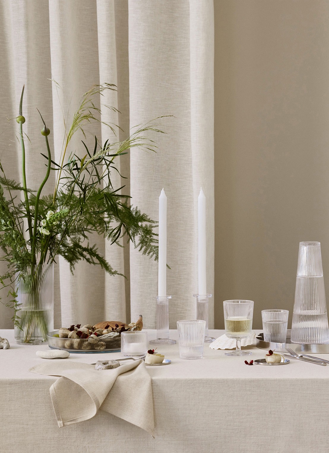 Stelton Pilastro waxinelichthouder 6 cm set van 2 - detail 2 transparant