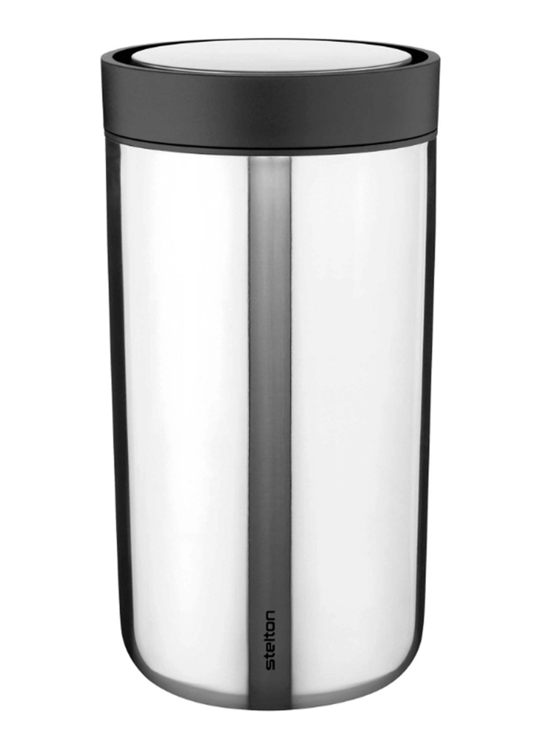 Stelton To go click thermosbeker 20 cl - voorkant metallic