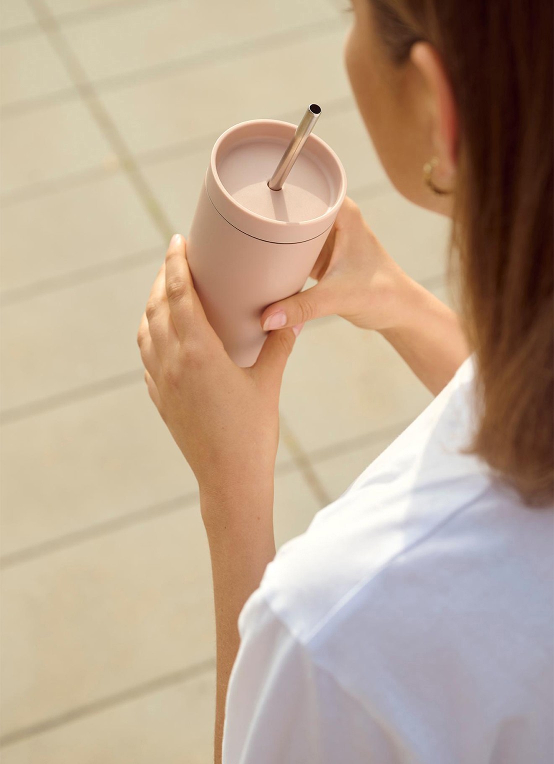 Stelton To Go Click thermosbeker 20 cl - detail 3 oudroze